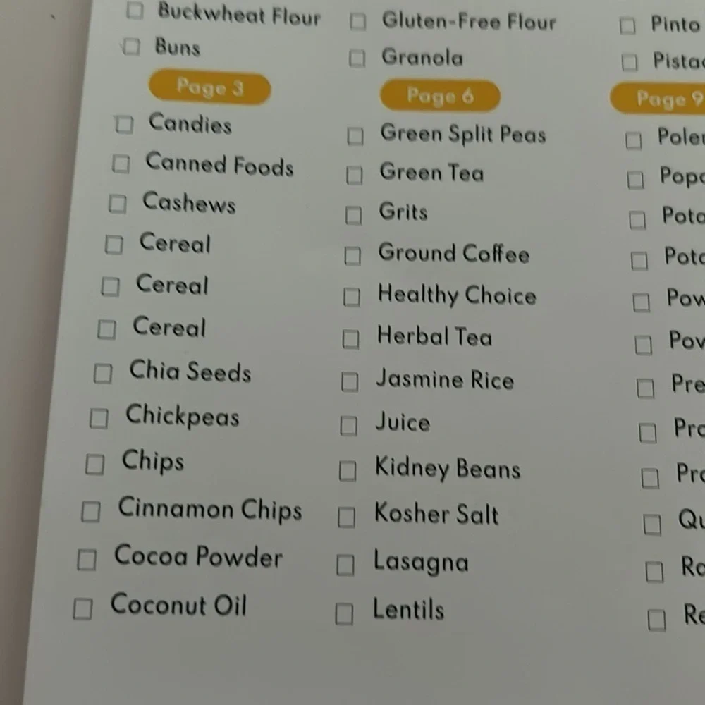 Kitchen Preprinted Pantry Labels /140 pieces / BRAND NEW